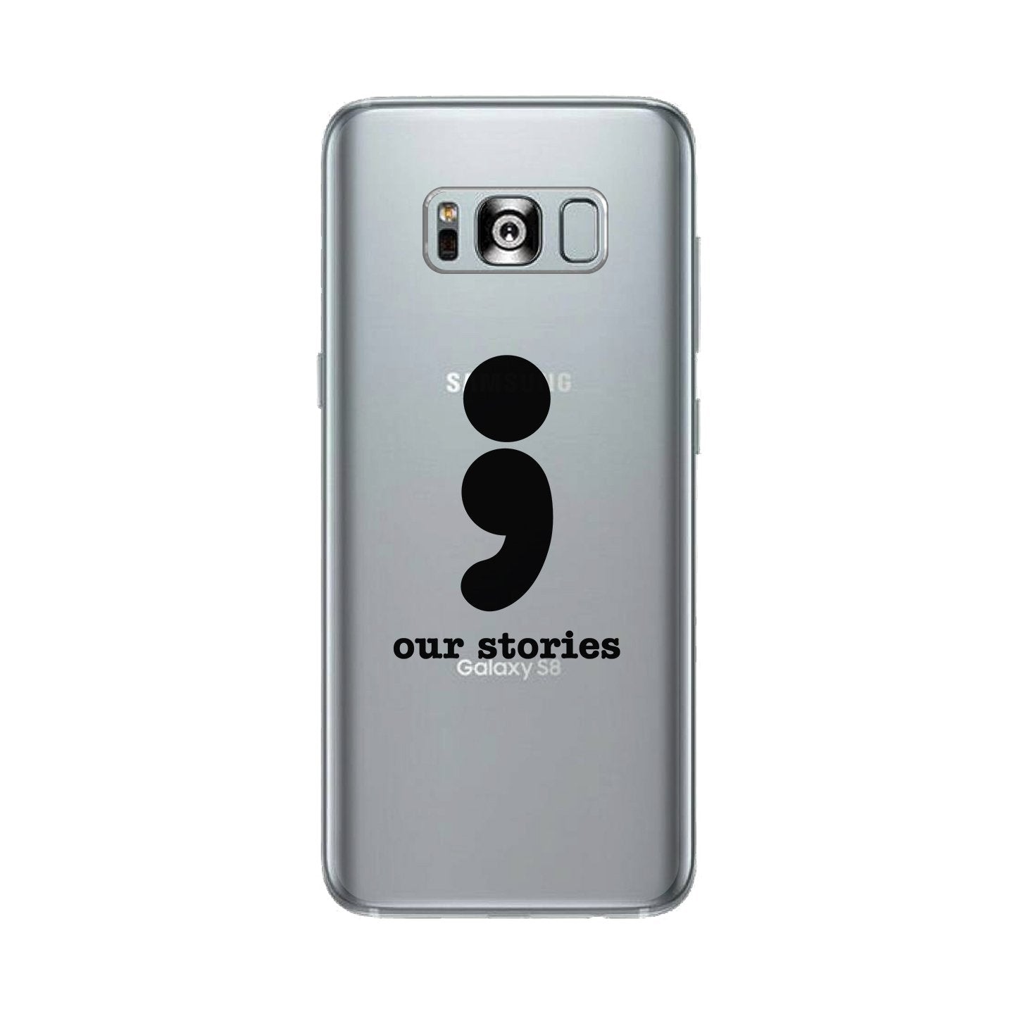 Our Stories-Left Clear Phone Case