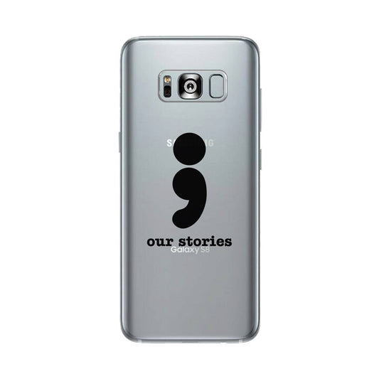 Our Stories-Left Clear Phone Case
