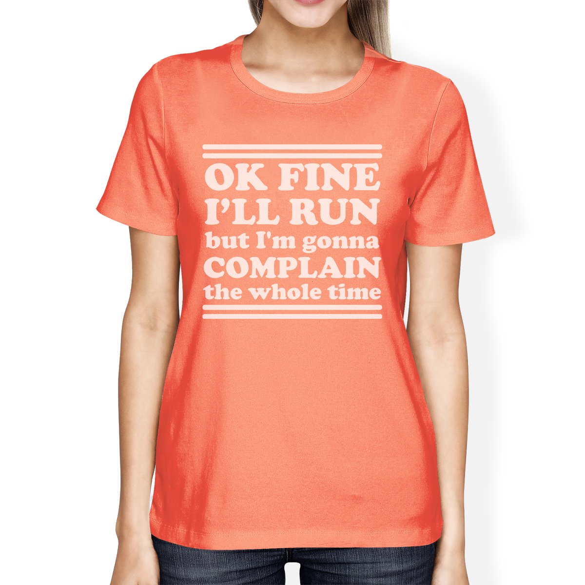 Run Complain Womens Lightweight Gift T-Shirt Cute Work Out Top