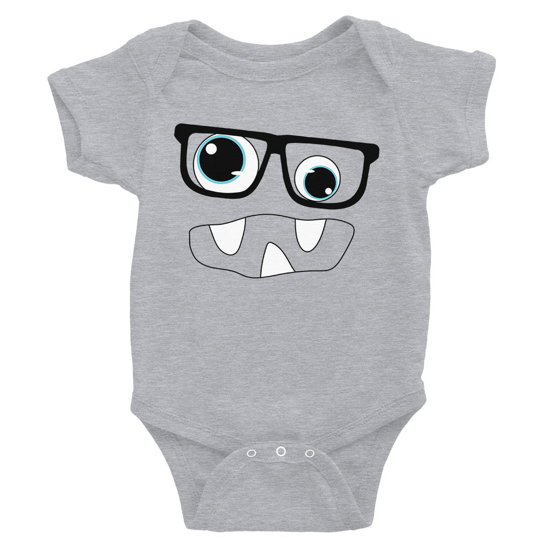 Monster With Glasses Baby Bodysuit Gift