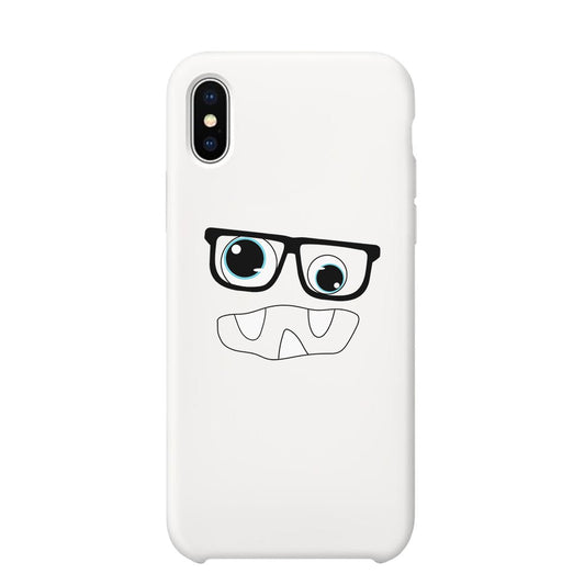 Monster With Glasses Phone Case Funny Halloween Theme Gift