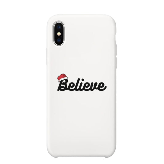 Believe Santa Hat Phone Case