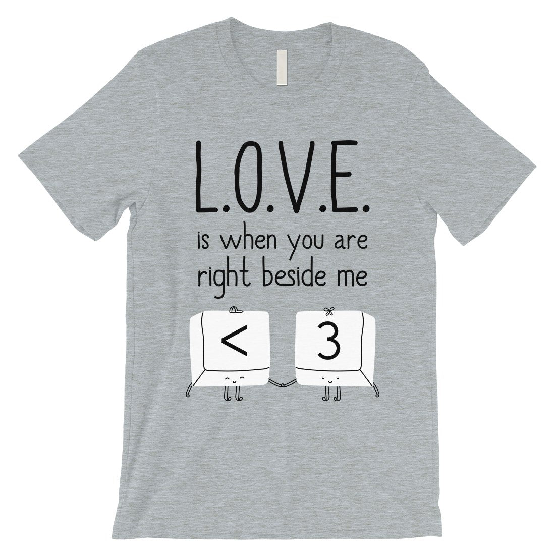 Love When You Are Beside Me Mens T-Shirt Cute Valentine's Day Gift