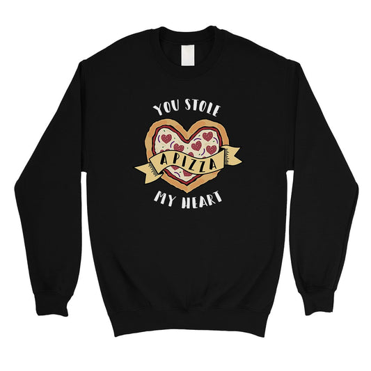 Stole Pizza My Heart Unisex Crewneck Sweatshirt For Valentine's Day