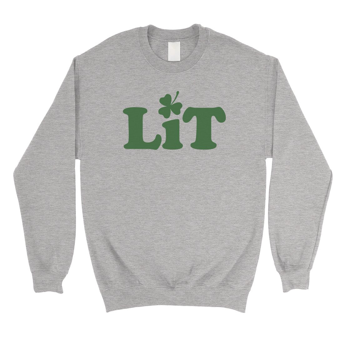 Lit Shamrock Unisex Saint Patrick's Day Sweatshirt Funny Irish Gift