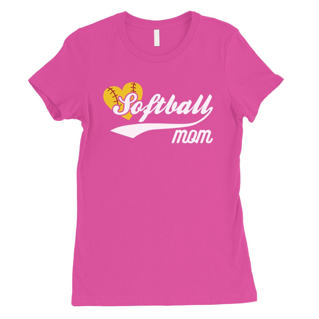 Softball Mom Womens Shirt Funny Softball Mother's Day Gift T-Shirt