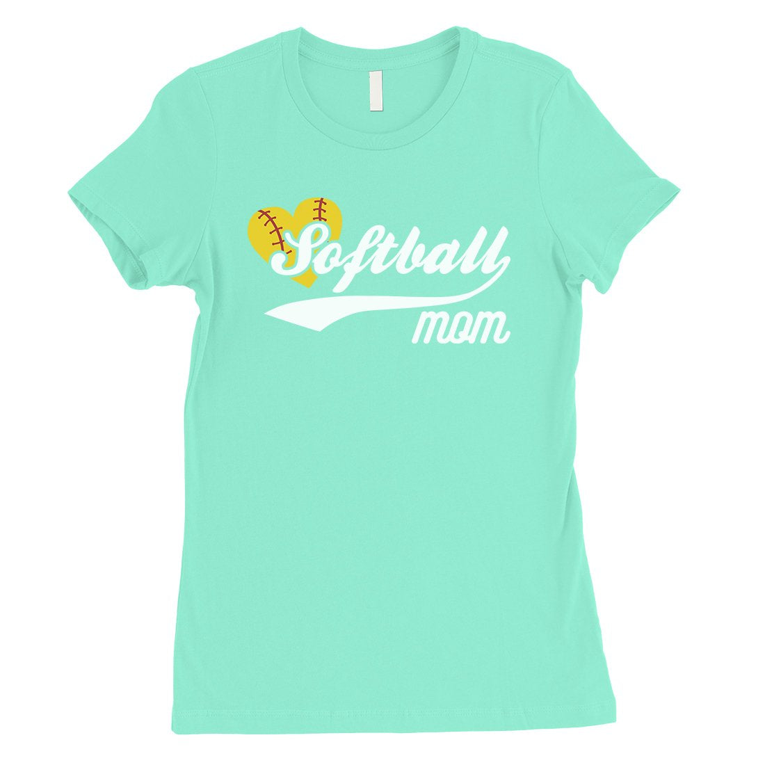 Softball Mom Womens Shirt Funny Softball Mother's Day Gift T-Shirt