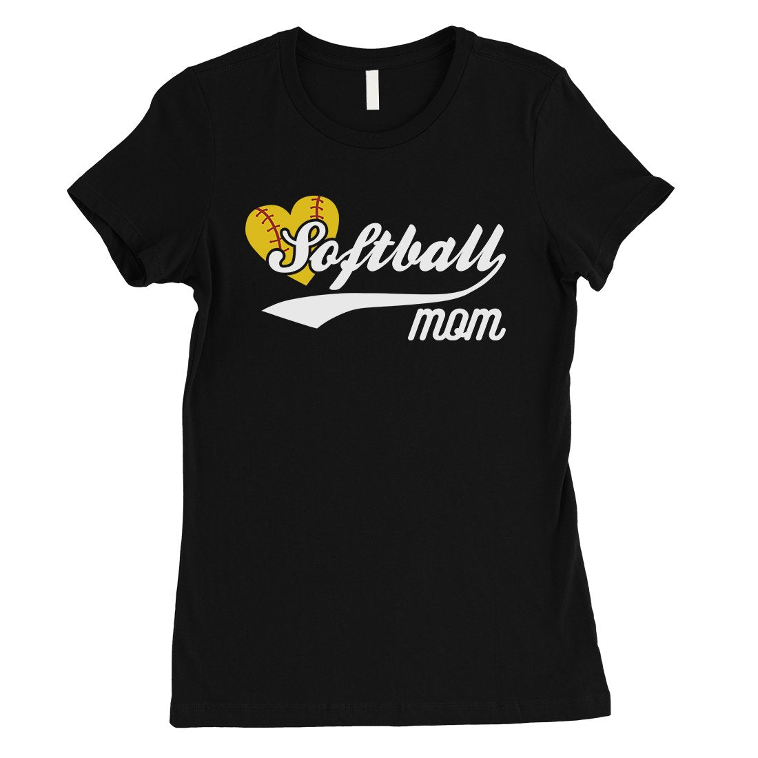 Softball Mom Womens Shirt Funny Softball Mother's Day Gift T-Shirt