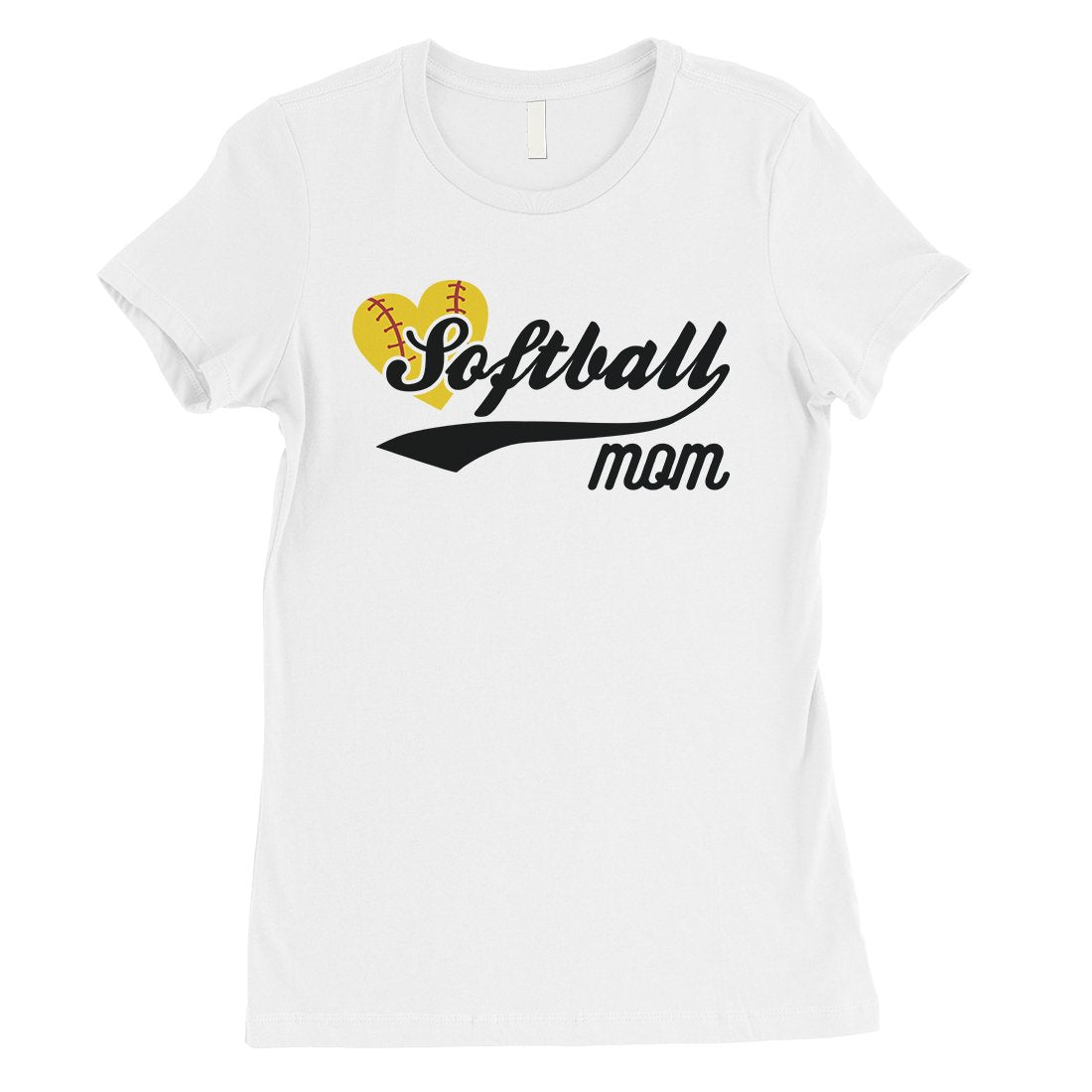 Softball Mom Womens Shirt Funny Softball Mother's Day Gift T-Shirt