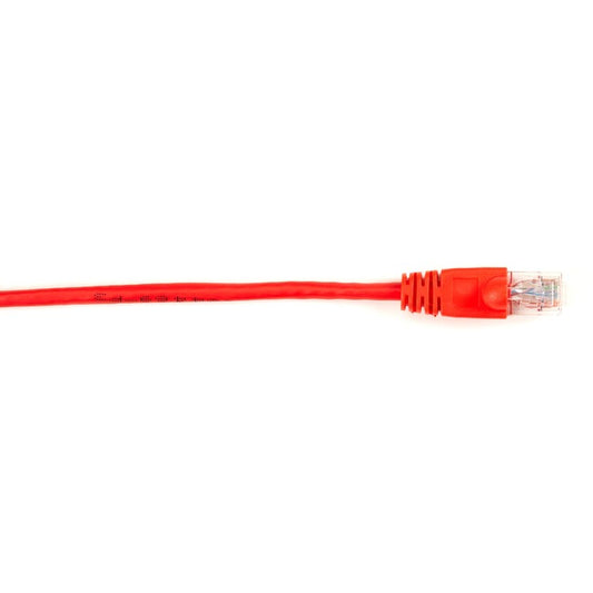 Black Box CAT6 Value Line Patch Cable, Stranded, Red, 7-ft. (2.1-m)