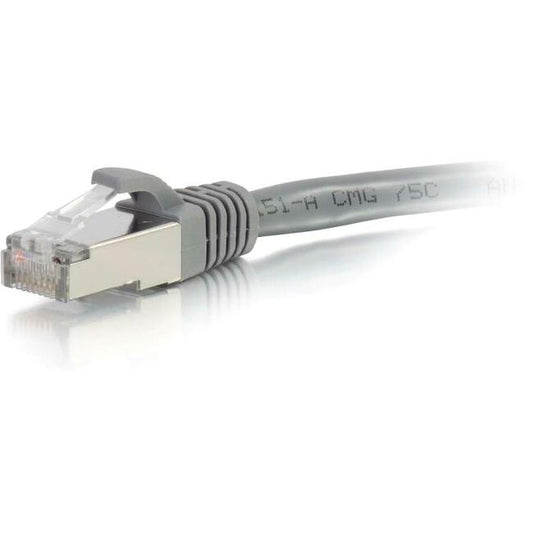 C2G-3ft Cat6 Snagless Shielded (STP) Network Patch Cable - Gray