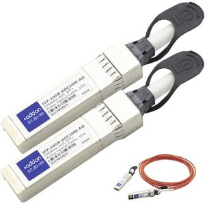 AddOn MSA and TAA Compliant 10GBase-AOC SFP+ to SFP+ Direct Attach Cable (850nm, MMF, 10m)