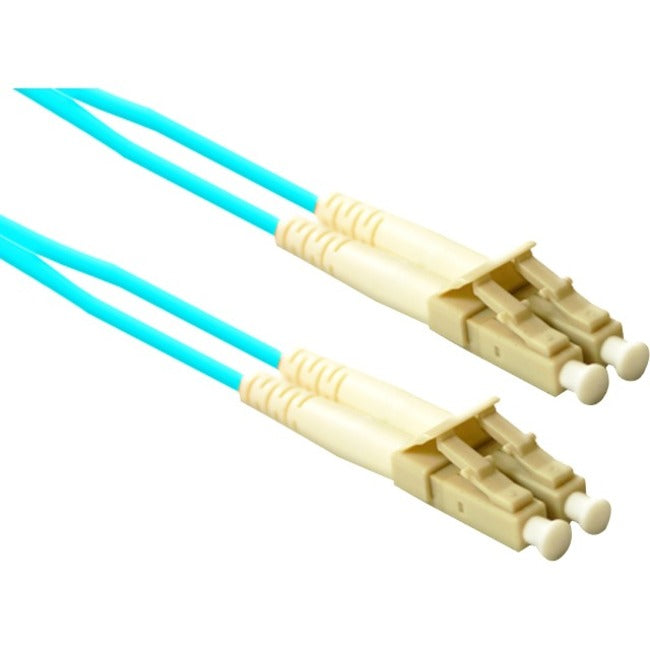HP Compatible AJ837A - 15M LC/LC Duplex Multimode 50/125 10Gb OM3 or Better Aqua Fiber Patch Cable 15 meter LC-LC Individually Tested