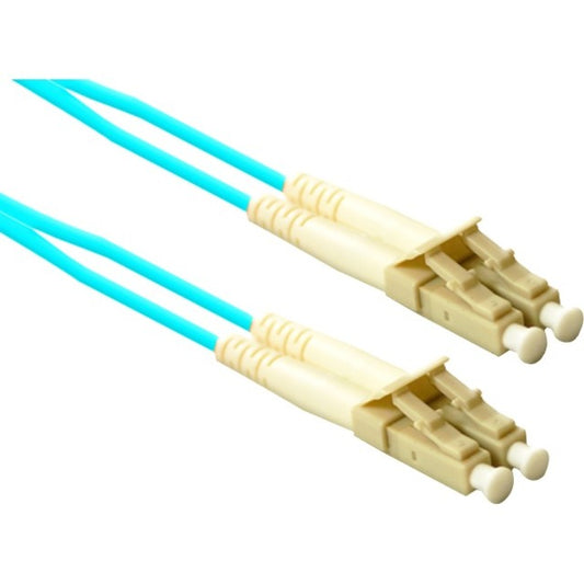 HP Compatible AJ837A - 15M LC/LC Duplex Multimode 50/125 10Gb OM3 or Better Aqua Fiber Patch Cable 15 meter LC-LC Individually Tested