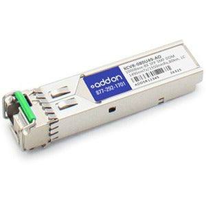 AddOn Ciena XCVR-080U49 Compatible TAA Compliant 1000Base-BX SFP Transceiver (SMF, 1490nmTx/1550nmRx, 80km, LC, DOM)