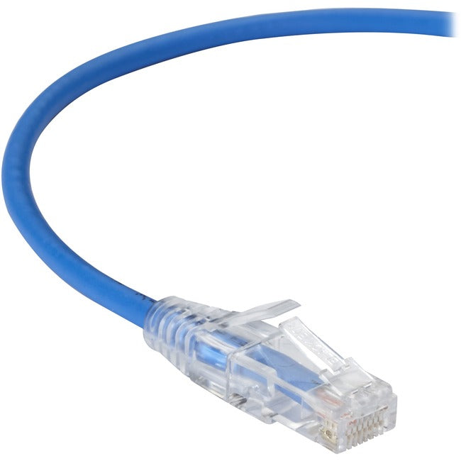 Black Box CAT6A UTP Slim-Net Patch Cable, 28AWG, 500-MHz, PVC