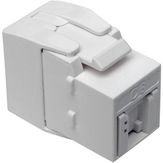 Tripp Lite Cat6a/Cat6 /Cat5e Toolless Keystone Jack RJ45 Shuttered Dust Cap
